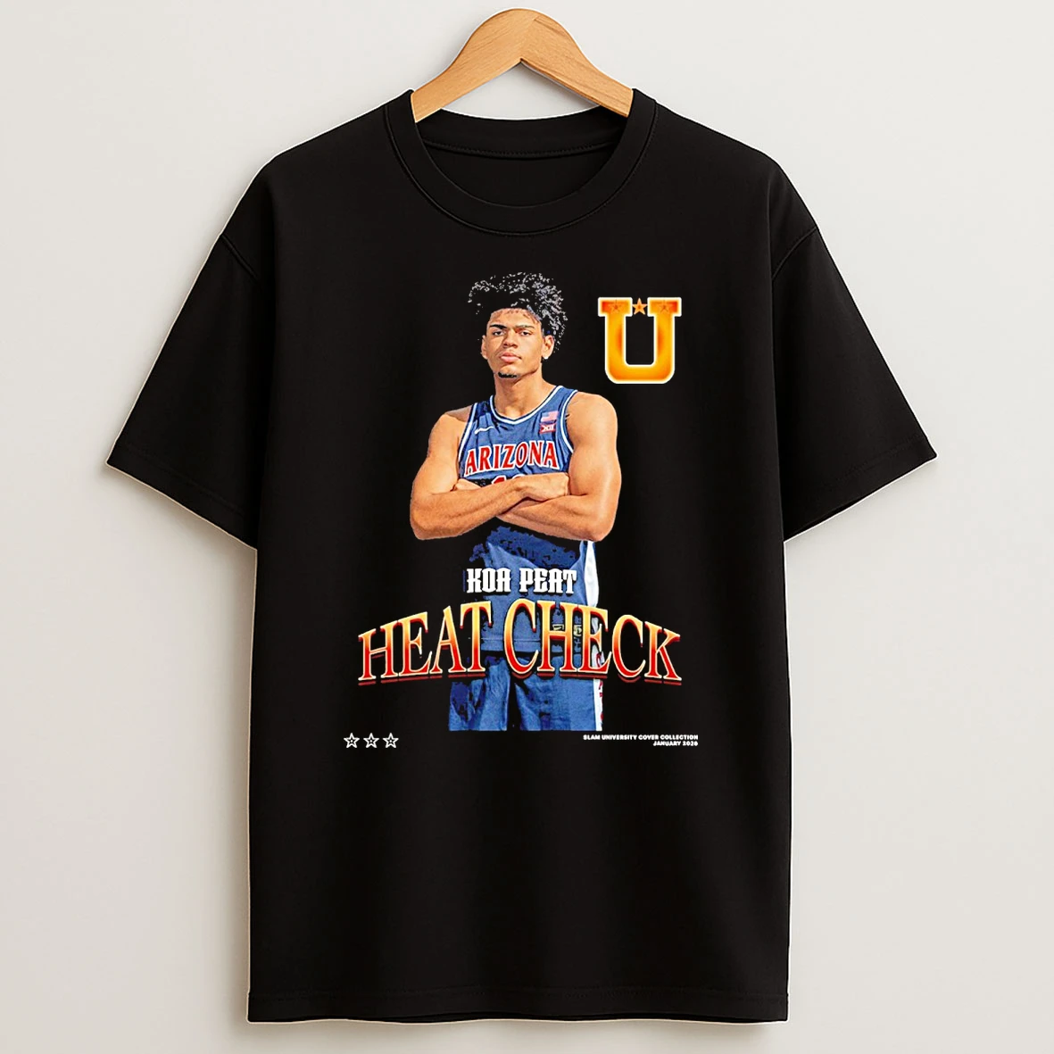 Slam Cover Arizona Wildcats Mbb Koa Peat Heat Check Shirts