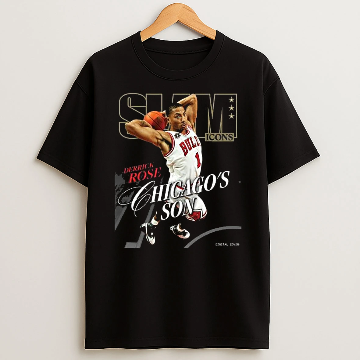 Slam Derrick Rose Chicagos Son Shirts