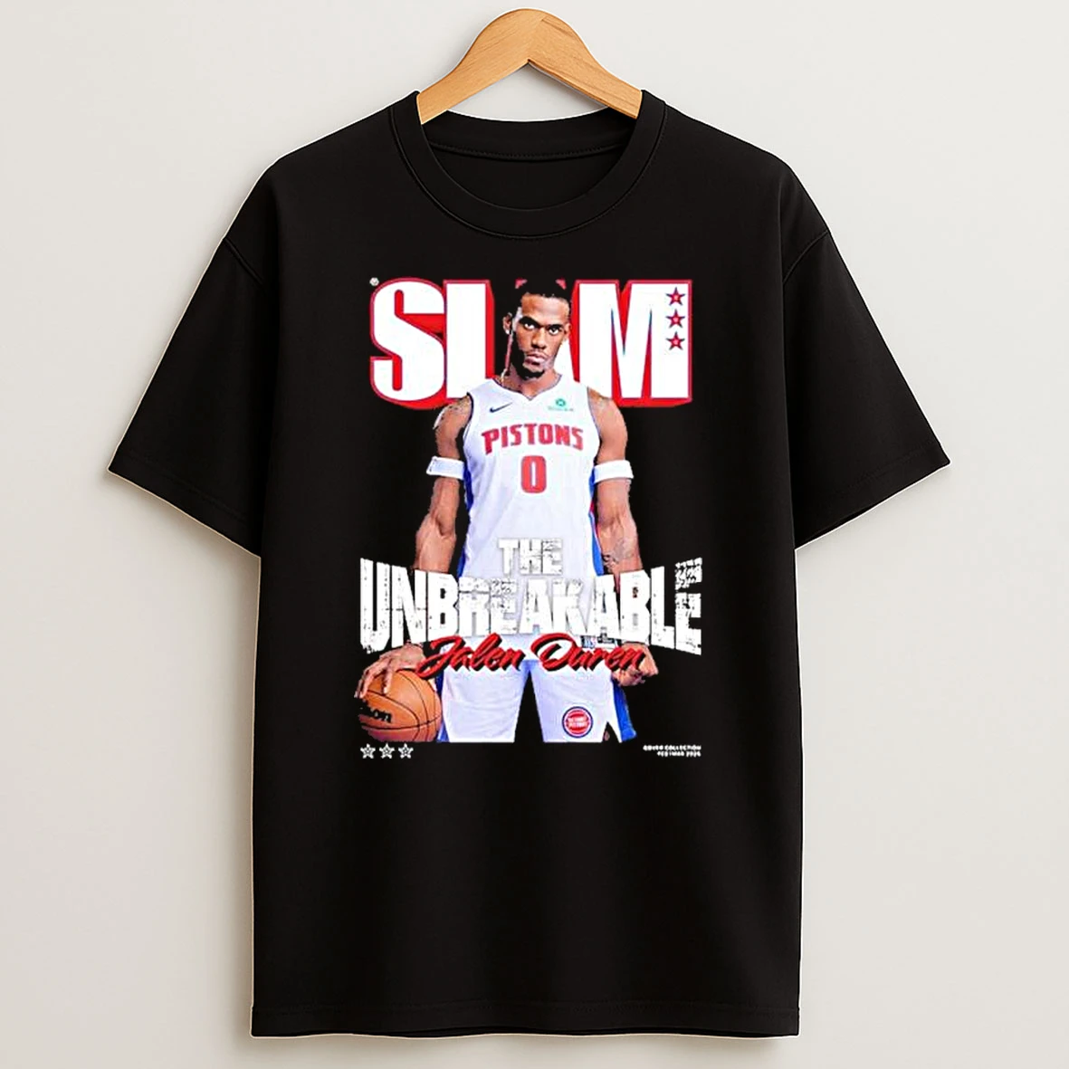 Slam Jalen Duren Detroit Pistons Shirts
