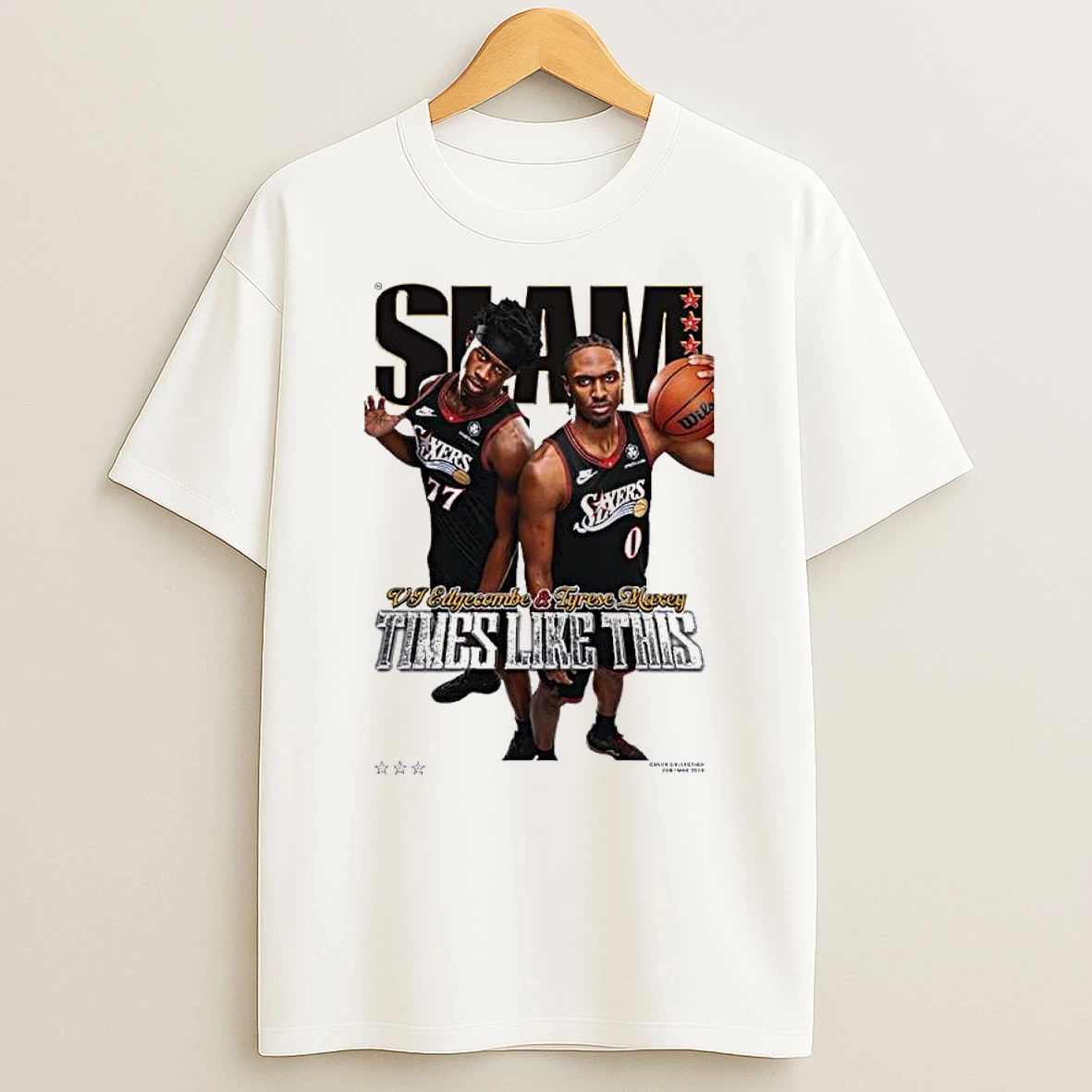 Slam Tyrese Maxey And Vj Edgecombe Times Like This Shirts