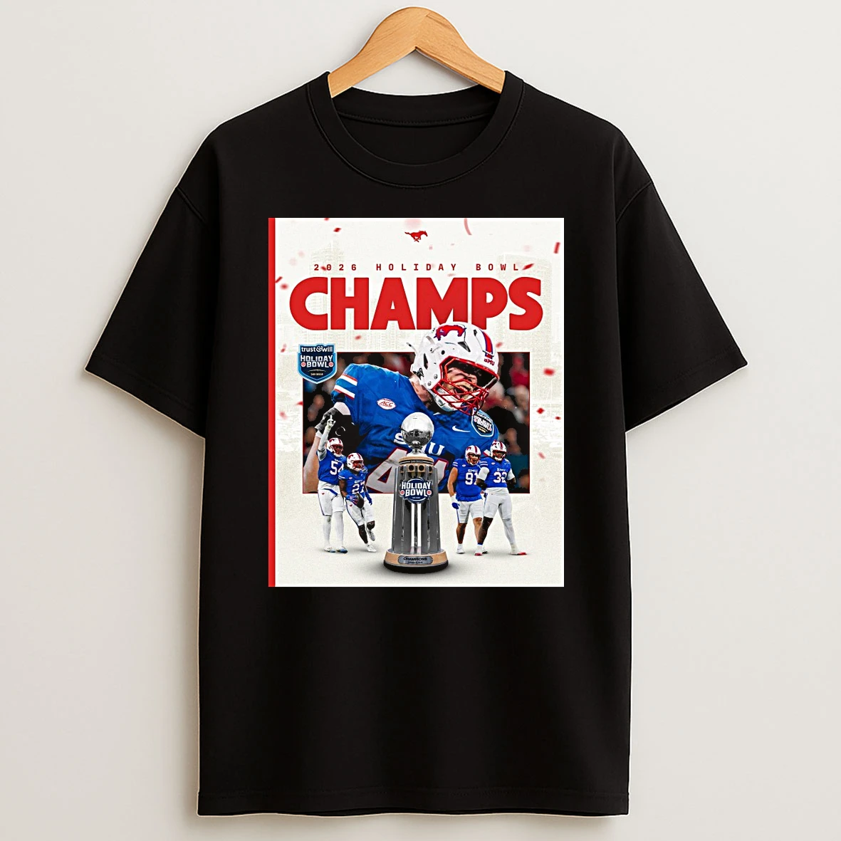Smu Mustangs Holiday Bowl Champions January 2 2026 Shirts