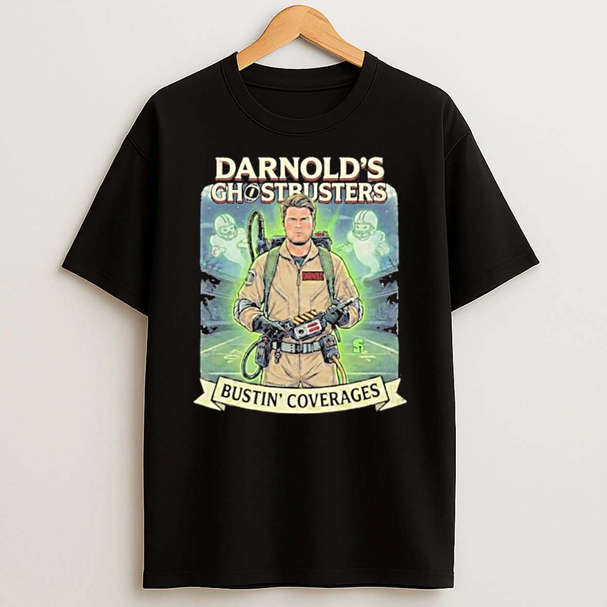 Sam Darnold Ghostbusters Bustin Coverages Shirts