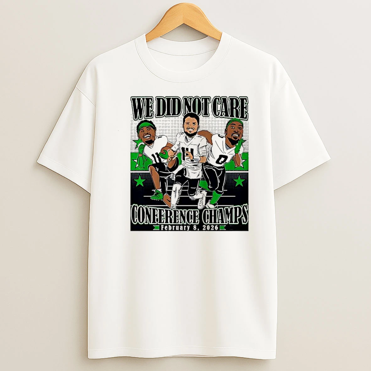 Sam Darnold Jaxon Smith Njigba And Demarcus Lawrence Conference Champions Caricatures Shirts