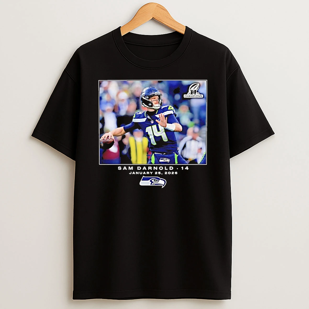Sam Darnold Seattle Seahawks 2206 Nfl Flash Week 21 Moment Shirts