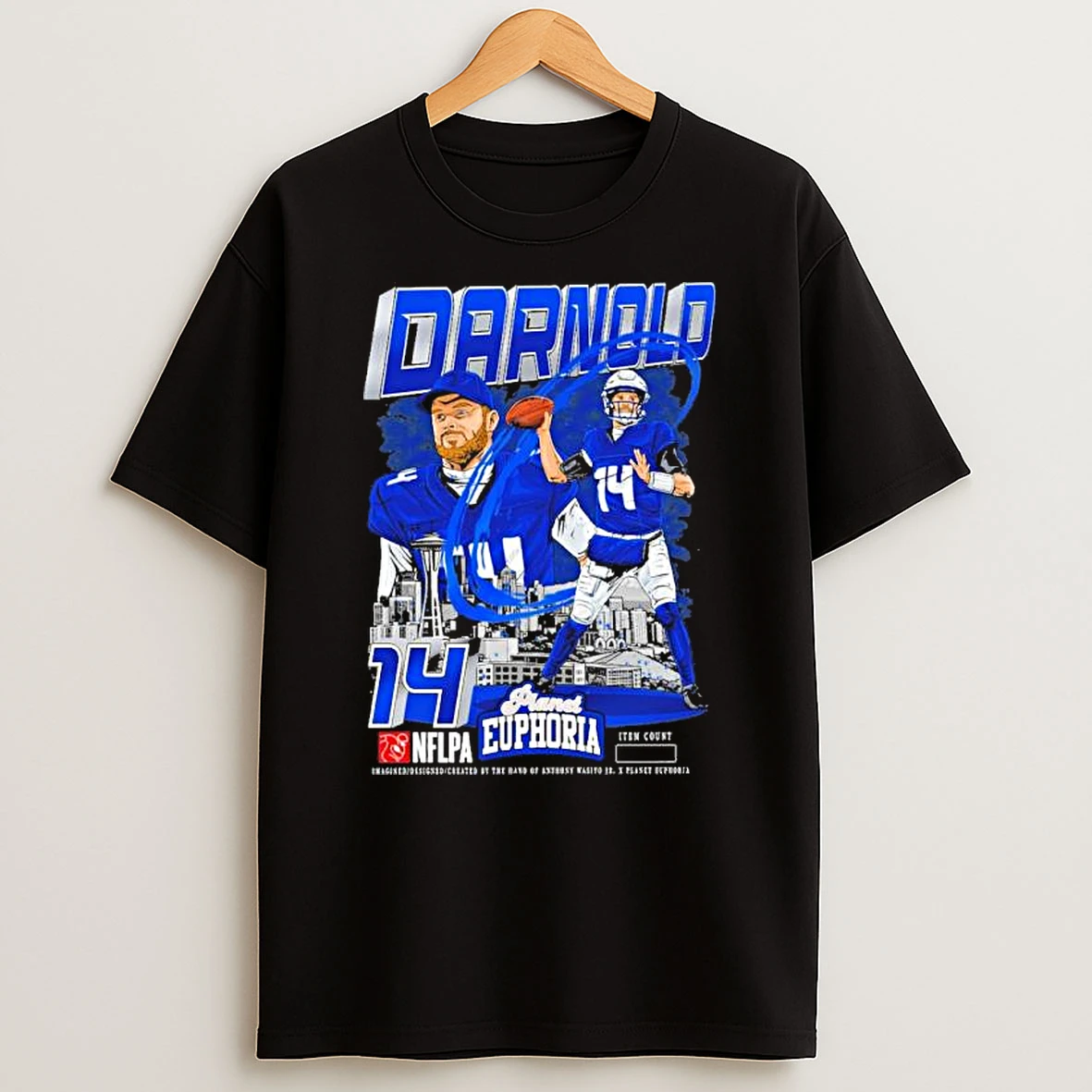 Sam Darnold Seattle Seahawks Nflpa Player Shirts