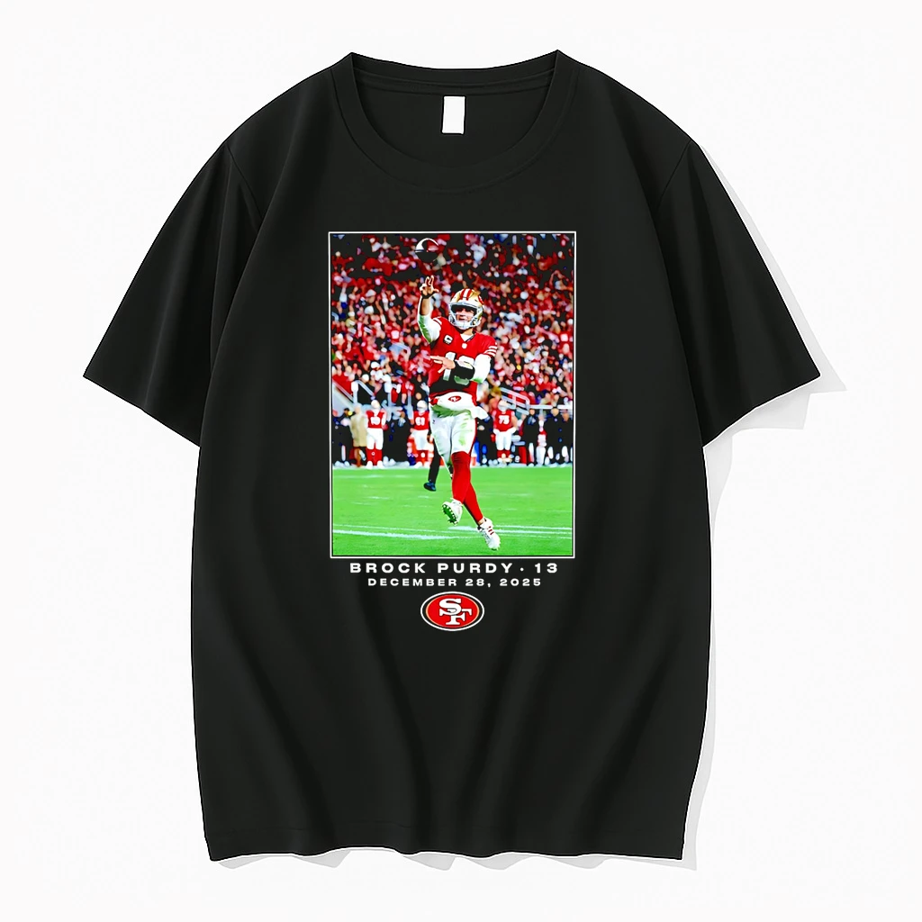San Francisco 49ers Brock Purdy Nfl Flash Features Week 17 Shirts