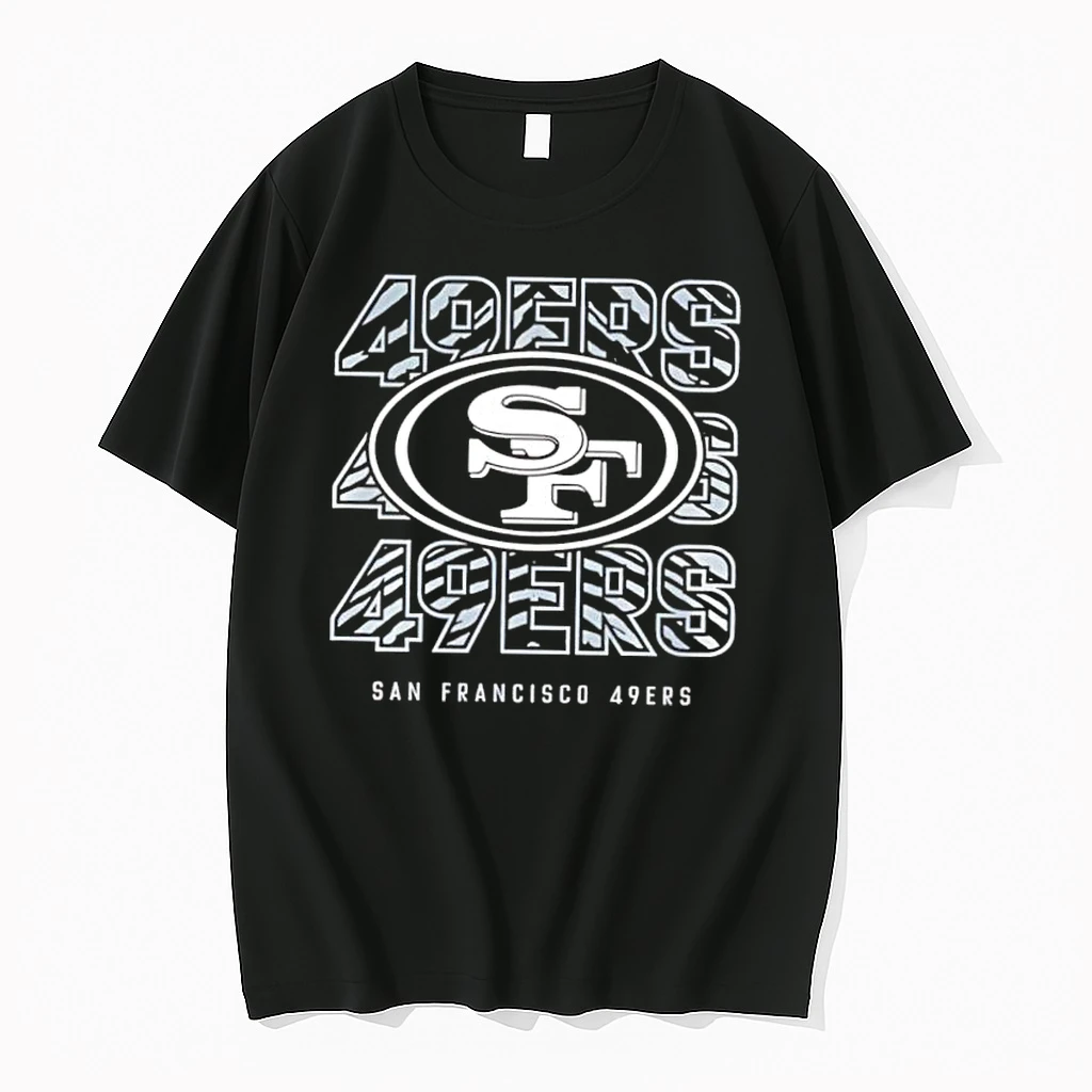 San Francisco 49ers Zubaz Nfl Mens Repeat Shirts