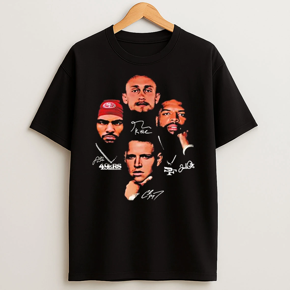 San Francisco 49ers Players Niner Gang Signatures Shirts