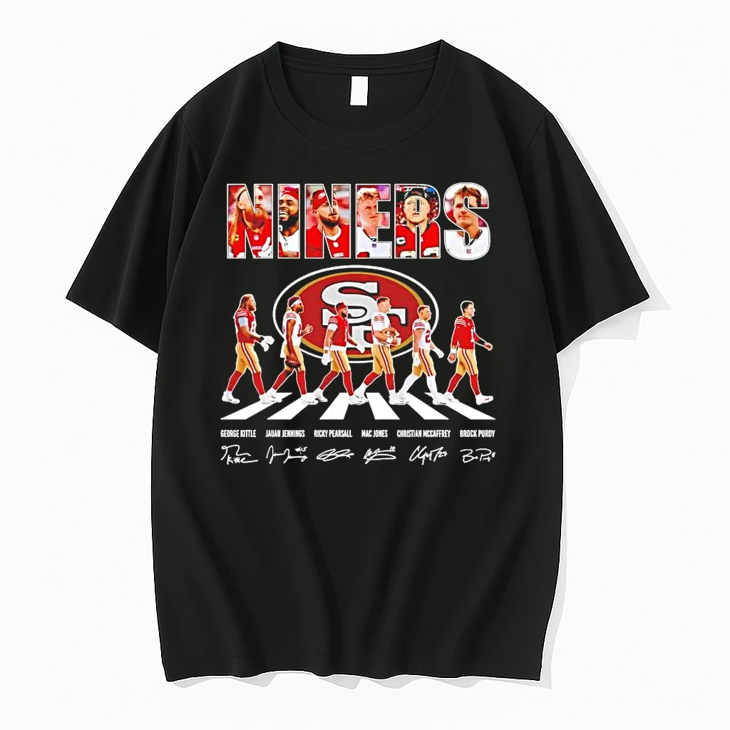 San Francisco 49ers Team Players Abbey Road Signatures Shirts