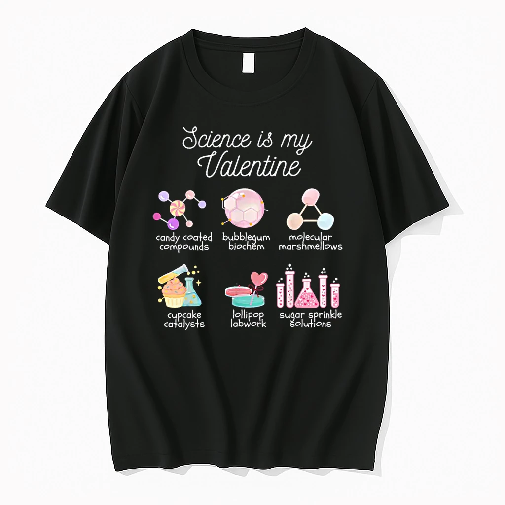 Science Is My Valentine Chemistry Biology Physics Teacher Shirts