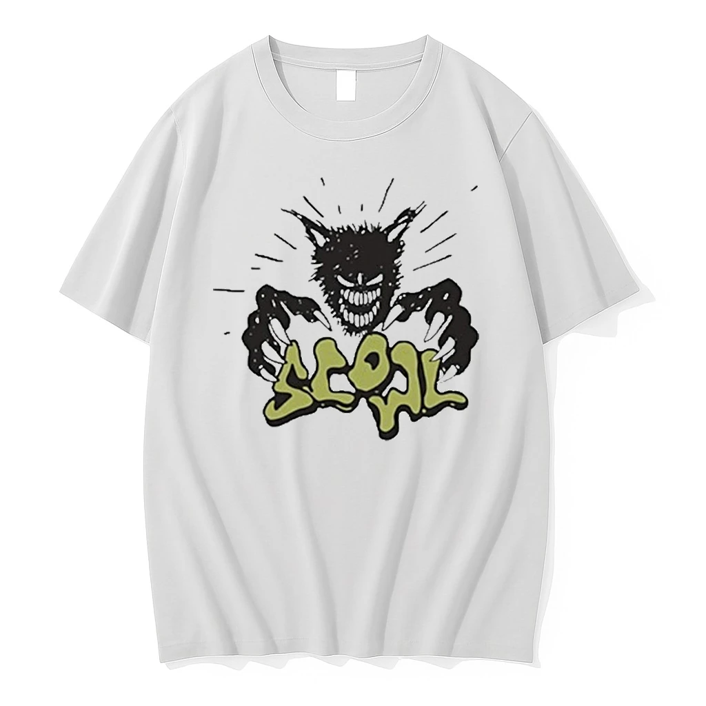 Scowl Cartoon Wolf Shirts