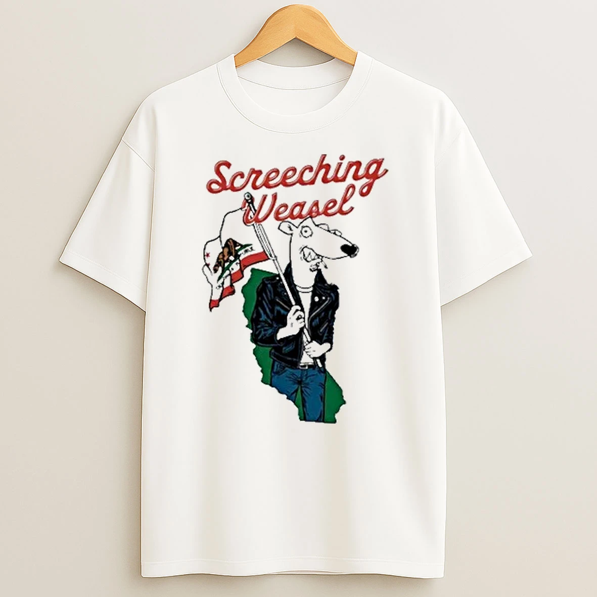 Screeching Weasel California Weasel Tour 2026 Shirts