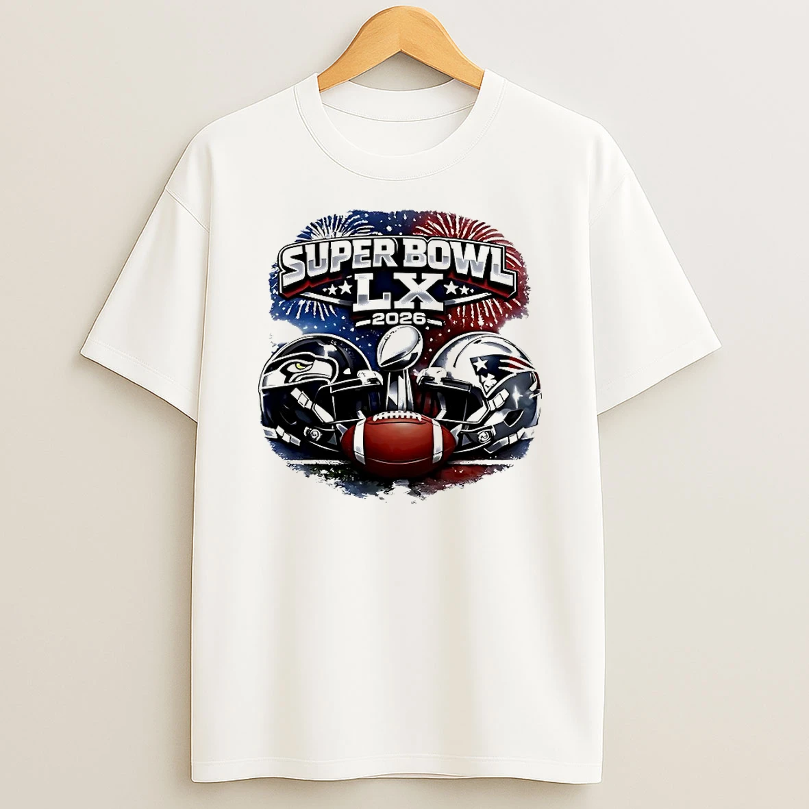 Seahawks Vs Patriots Super Bowl Lx 2026 Shirts