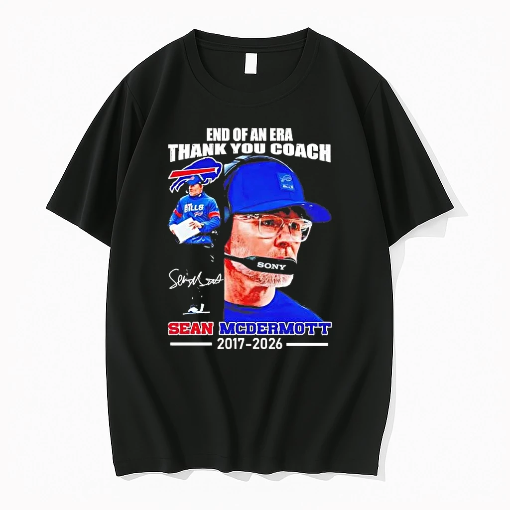 Sean Mcdermott 2017 2026 End Of An Era Thank You Coach Shirts