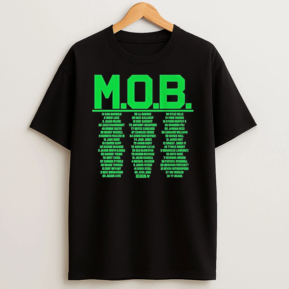 Seattle Football M O B Rosters Shirts