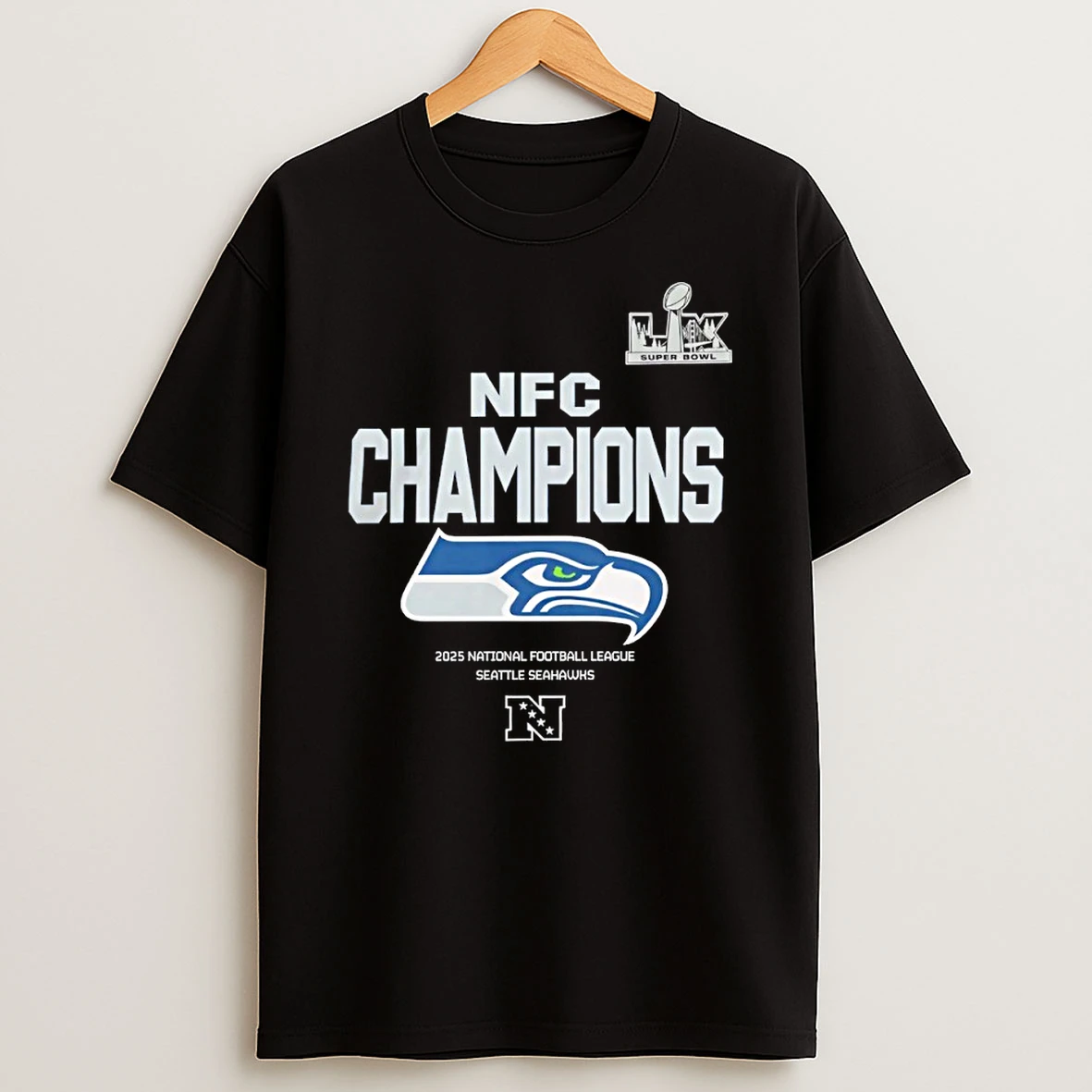 Seattle Seahawks 2025 National Football League Champions Super Bowl Lx Roster Shirts