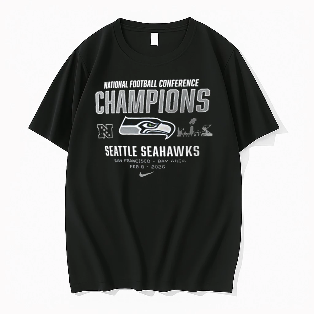 Seattle Seahawks 2025 Nfc Champions Team Nation Shirts