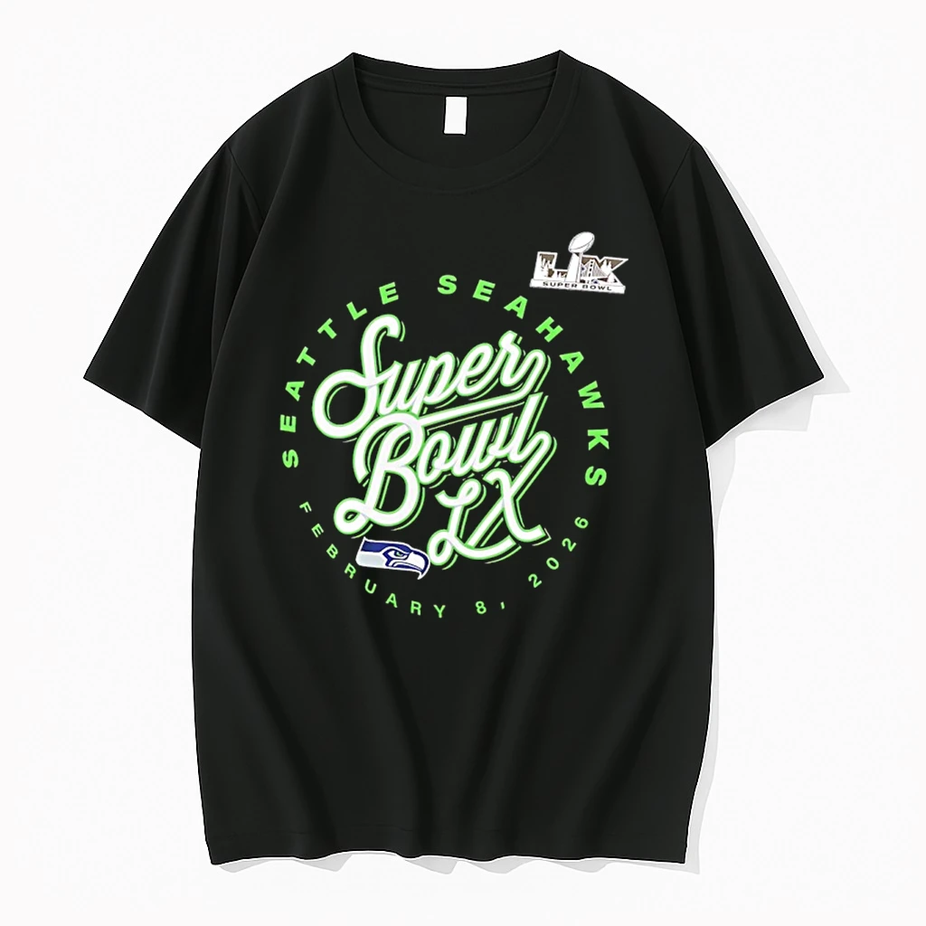 Seattle Seahawks February 8 2026 Super Bowl Lx Shirts