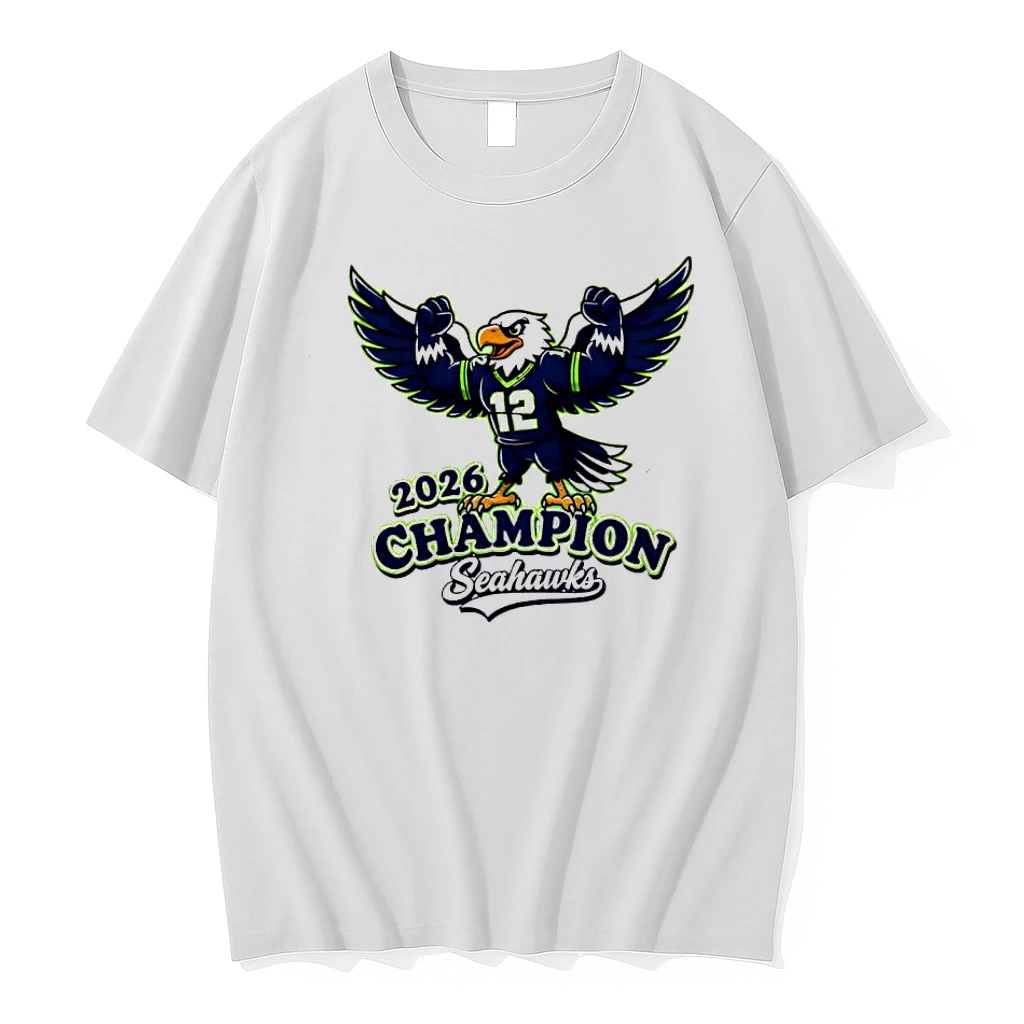 Seattle Seahawks Football 2026 Champion Mascot Strong Shirts