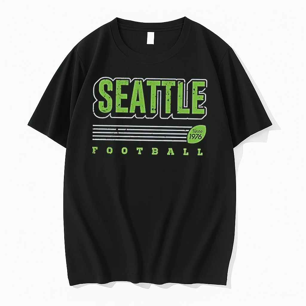 Seattle Seahawks Football Since 1976 Banner Shirts