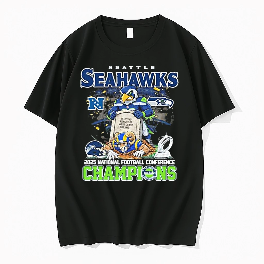 Seattle Seahawks Mascot Defeated The Rams Nfc Conference Champions Shirts