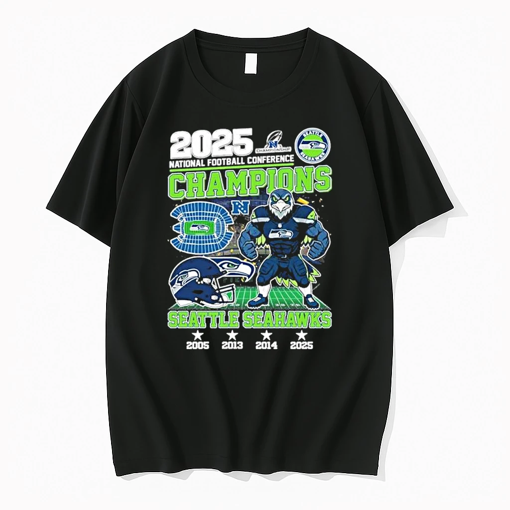 Seattle Seahawks Mascot Nfc Conference Champions Shirts