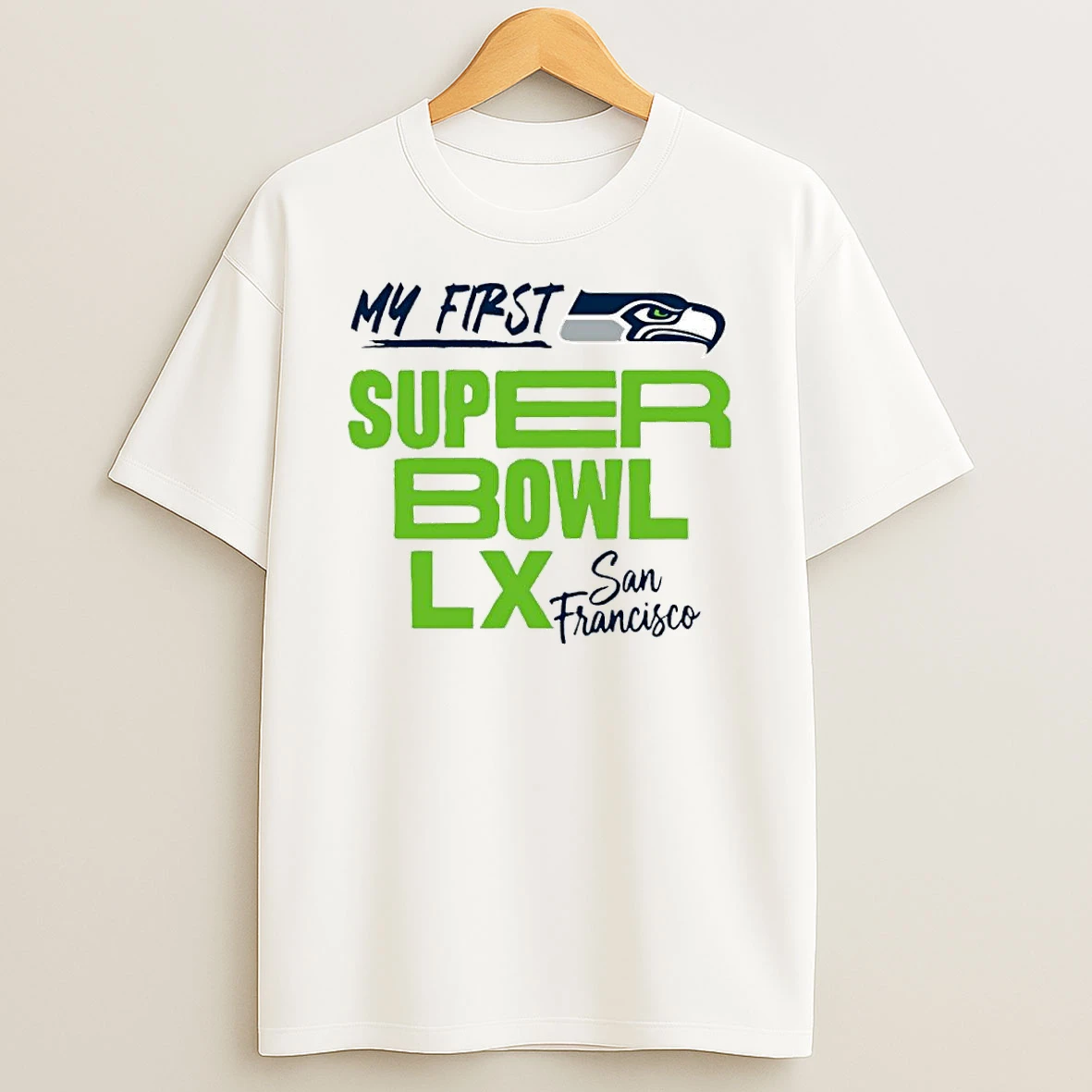 Seattle Seahawks My First Super Bowl Lx Shirts