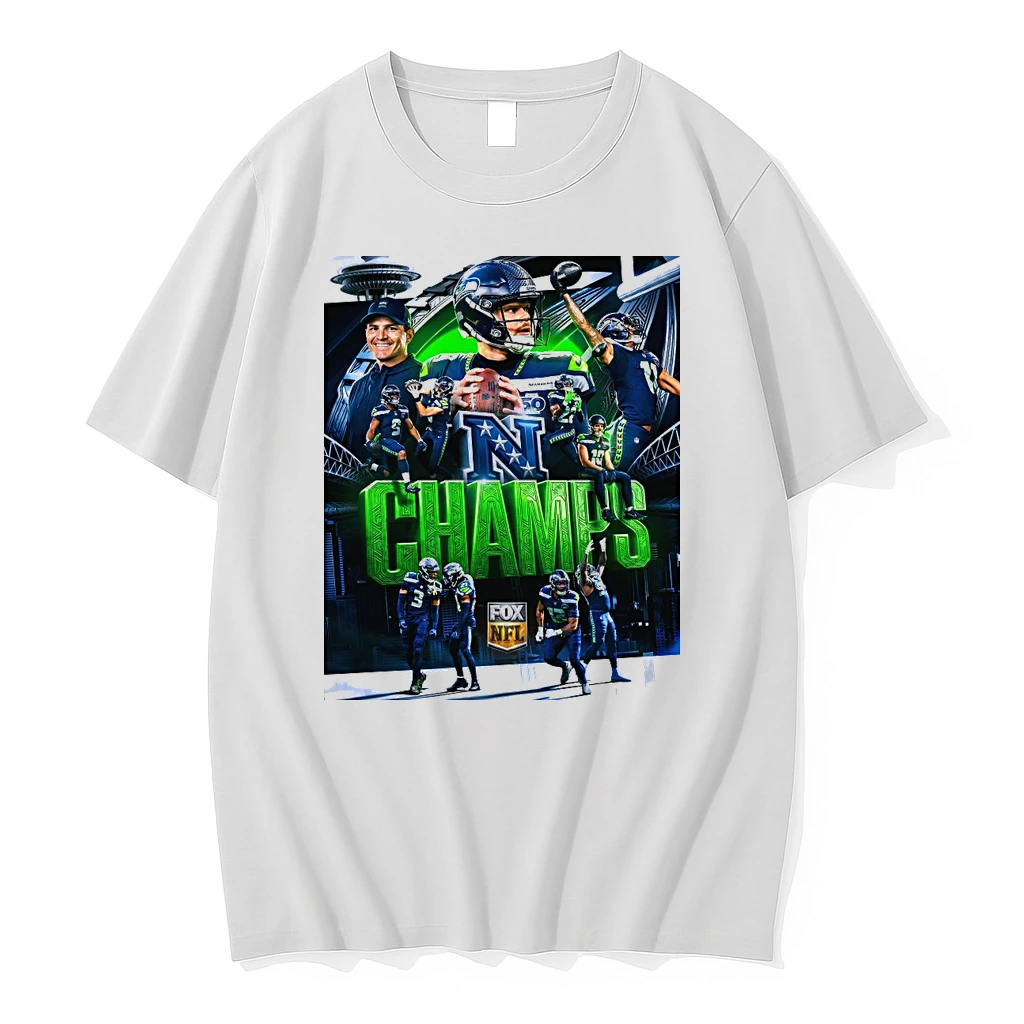 Seattle Seahawks Nfc Champions 2025 Fox Sports Nfl Shirts