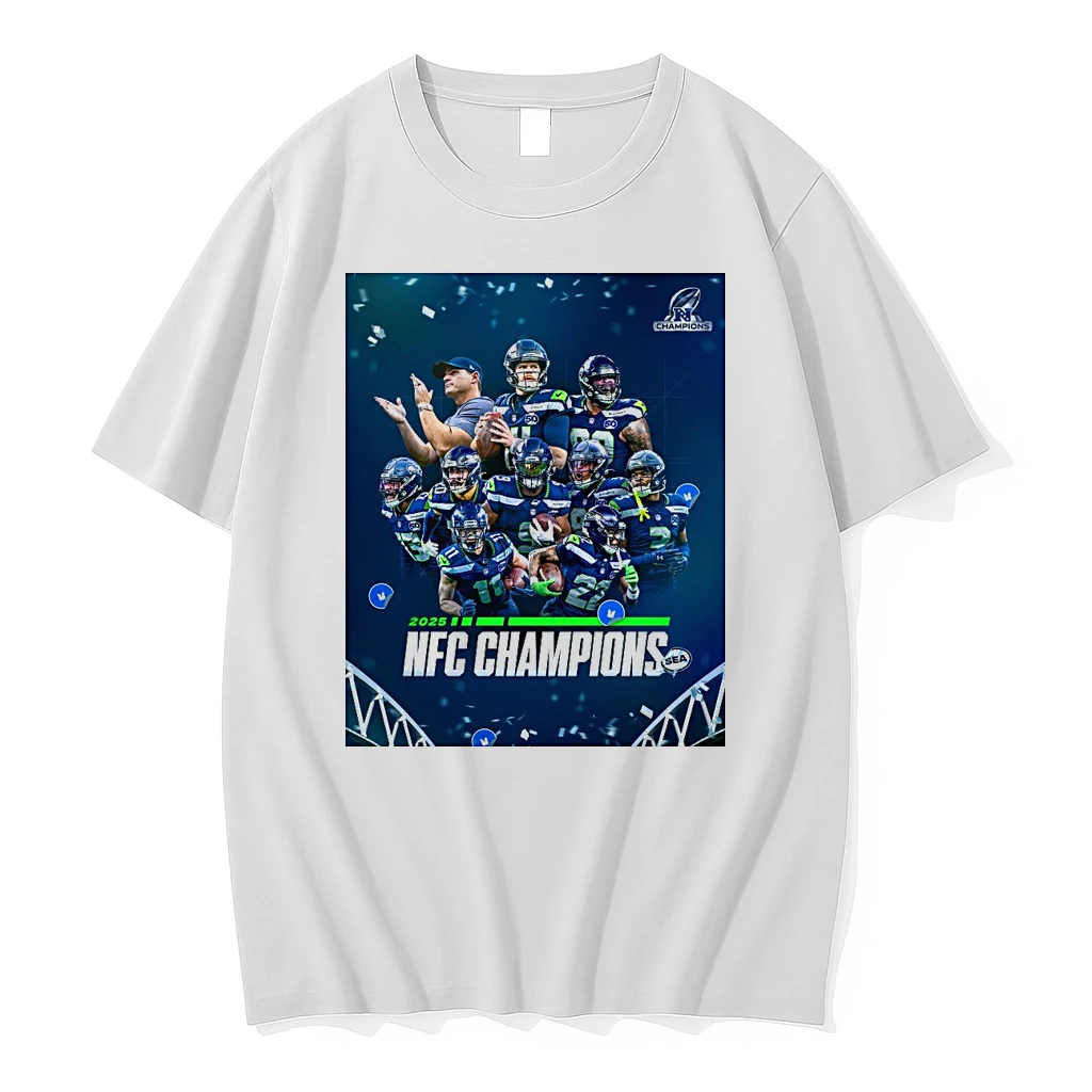 Seattle Seahawks Nfl Football 2025 Nfc Champions Shirts
