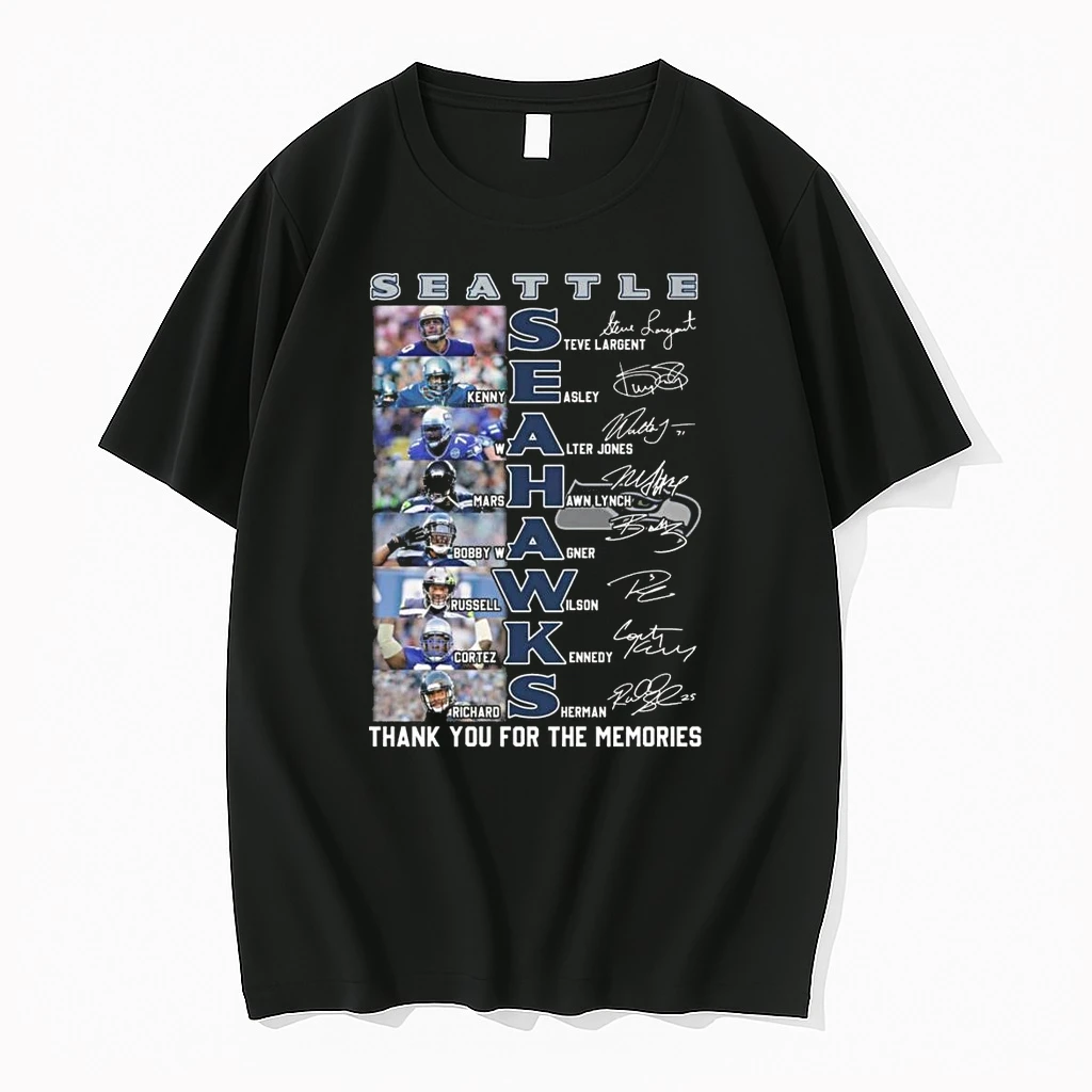 Seattle Seahawks Nfl Names Players Signatures 2026 Shirts
