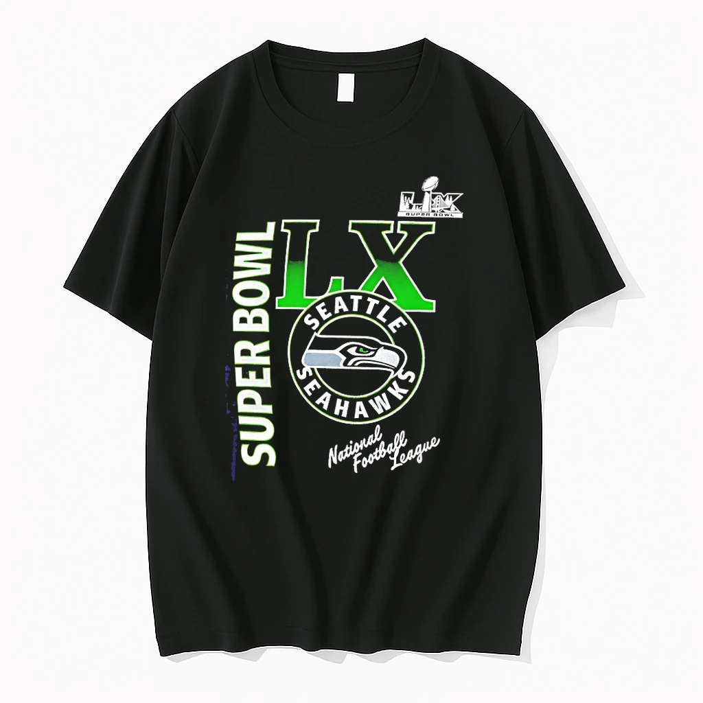 Seattle Seahawks National Football League Super Bowl Lx Retro Shirts