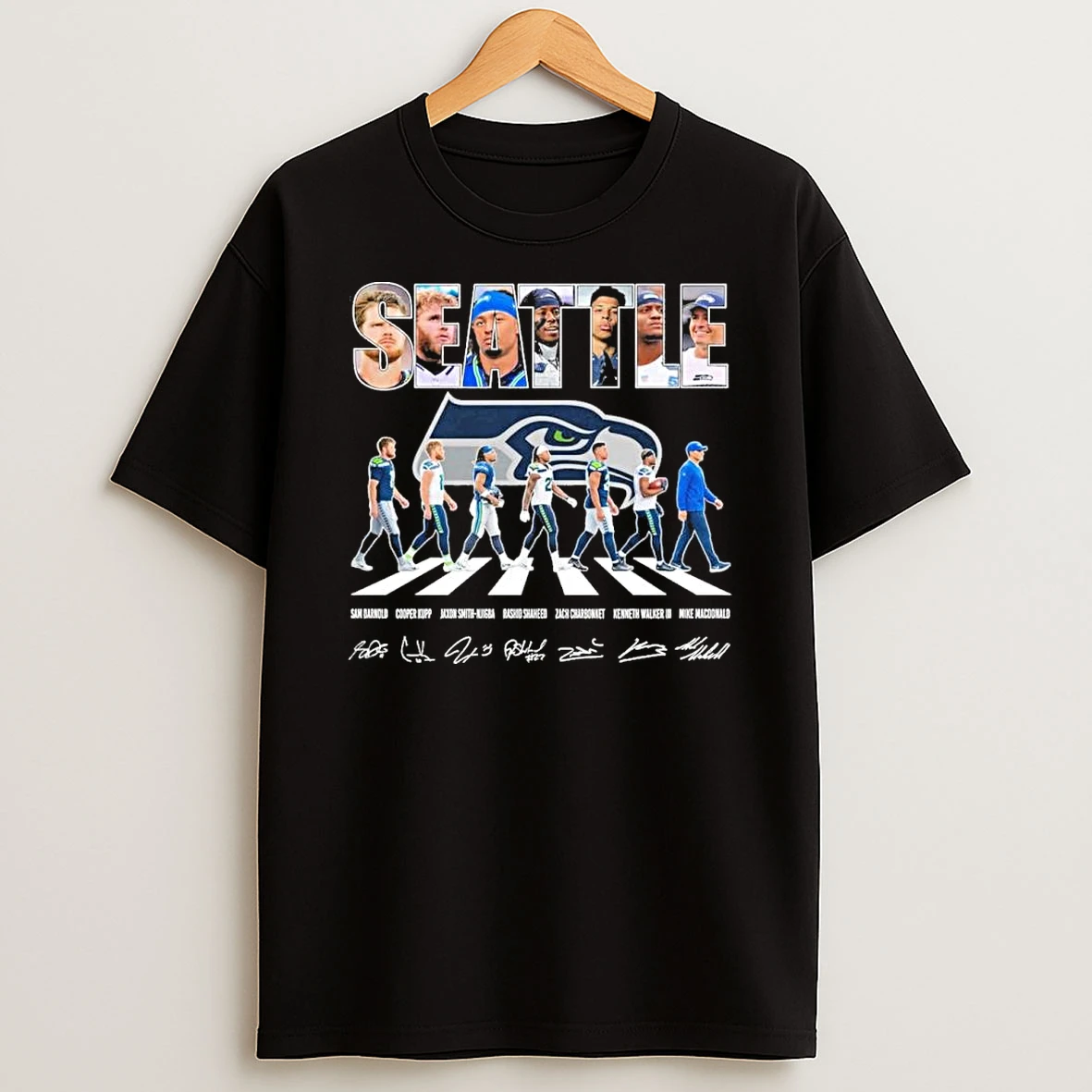 Seattle Seahawks Players Abbey Road Playoffs Shirts