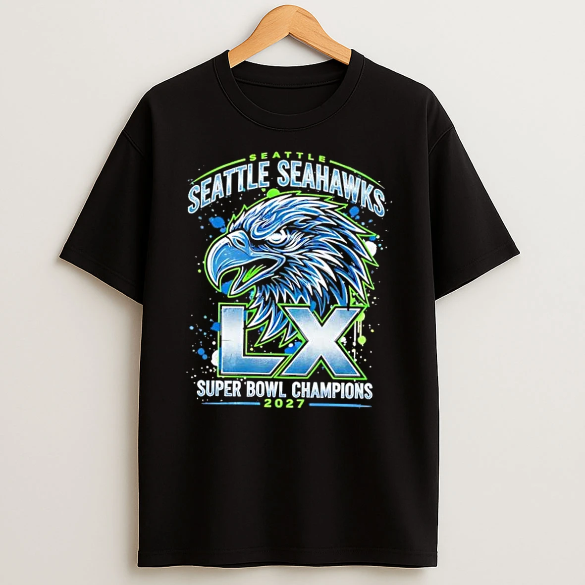 Seattle Seahawks Super Bowl Lx Champions Eagle Shirts