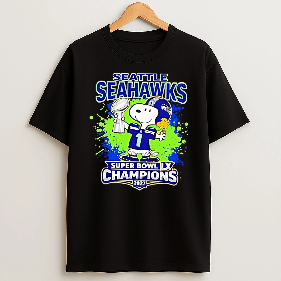Seattle Seahawks Super Bowl Lx Champions X Snoopy Shirts