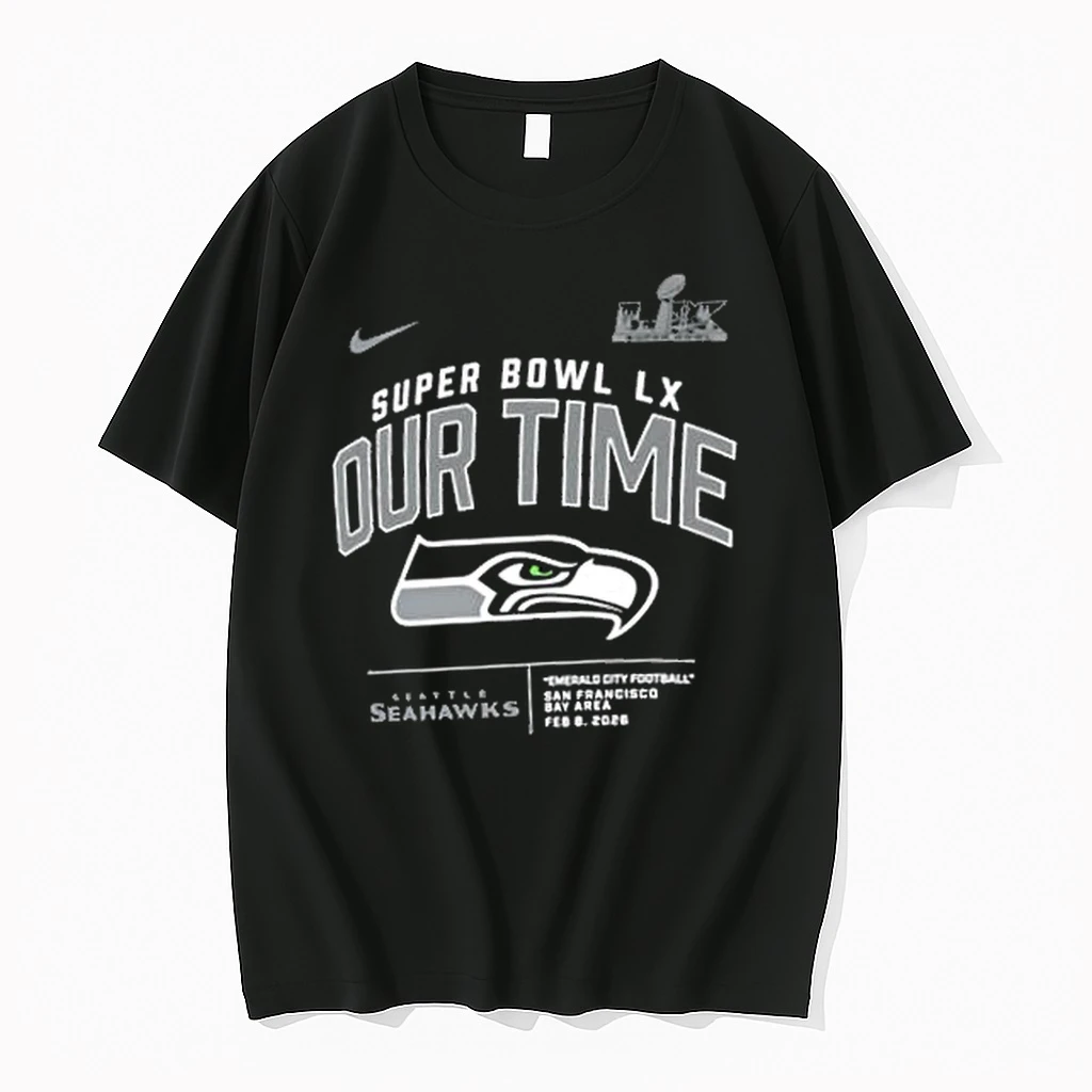 Seattle Seahawks Super Bowl Lx Clear Sign Shirts
