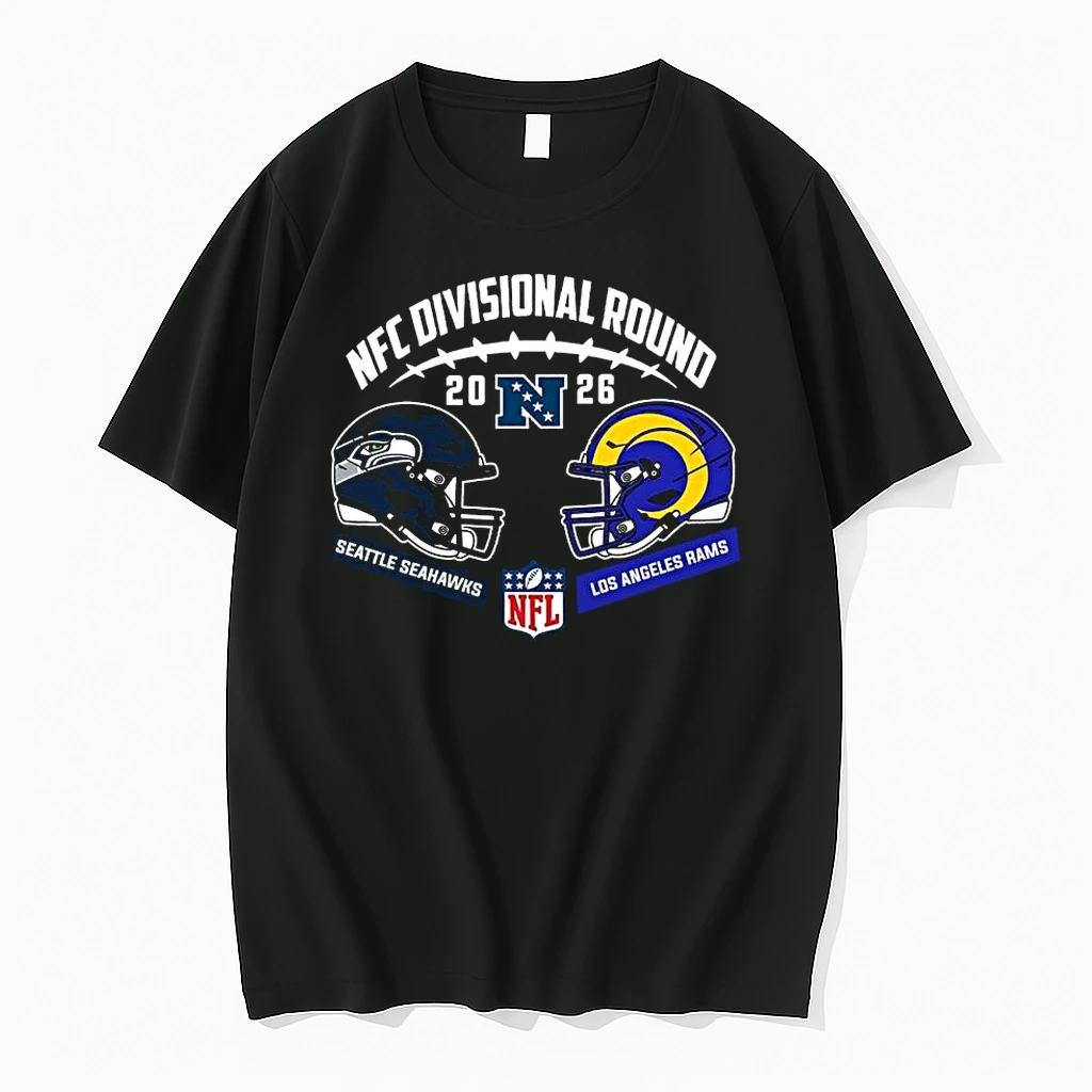 Seattle Seahawks Vs Los Angeles Rams 2025 26 Nfc Divisional Round Matchup Shirts