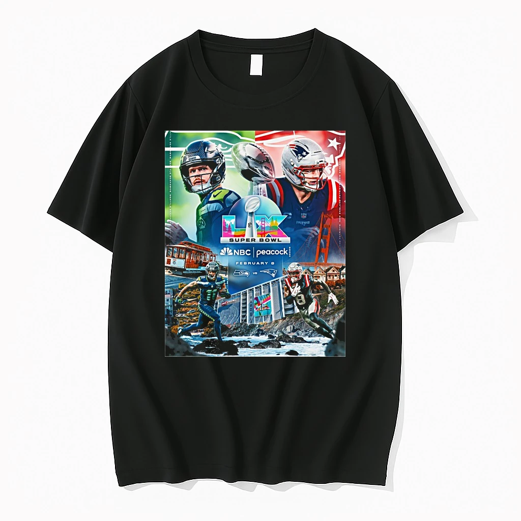 Seattle Seahawks Vs New England Patriots Super Bowl Lx February 8 2026 Shirts