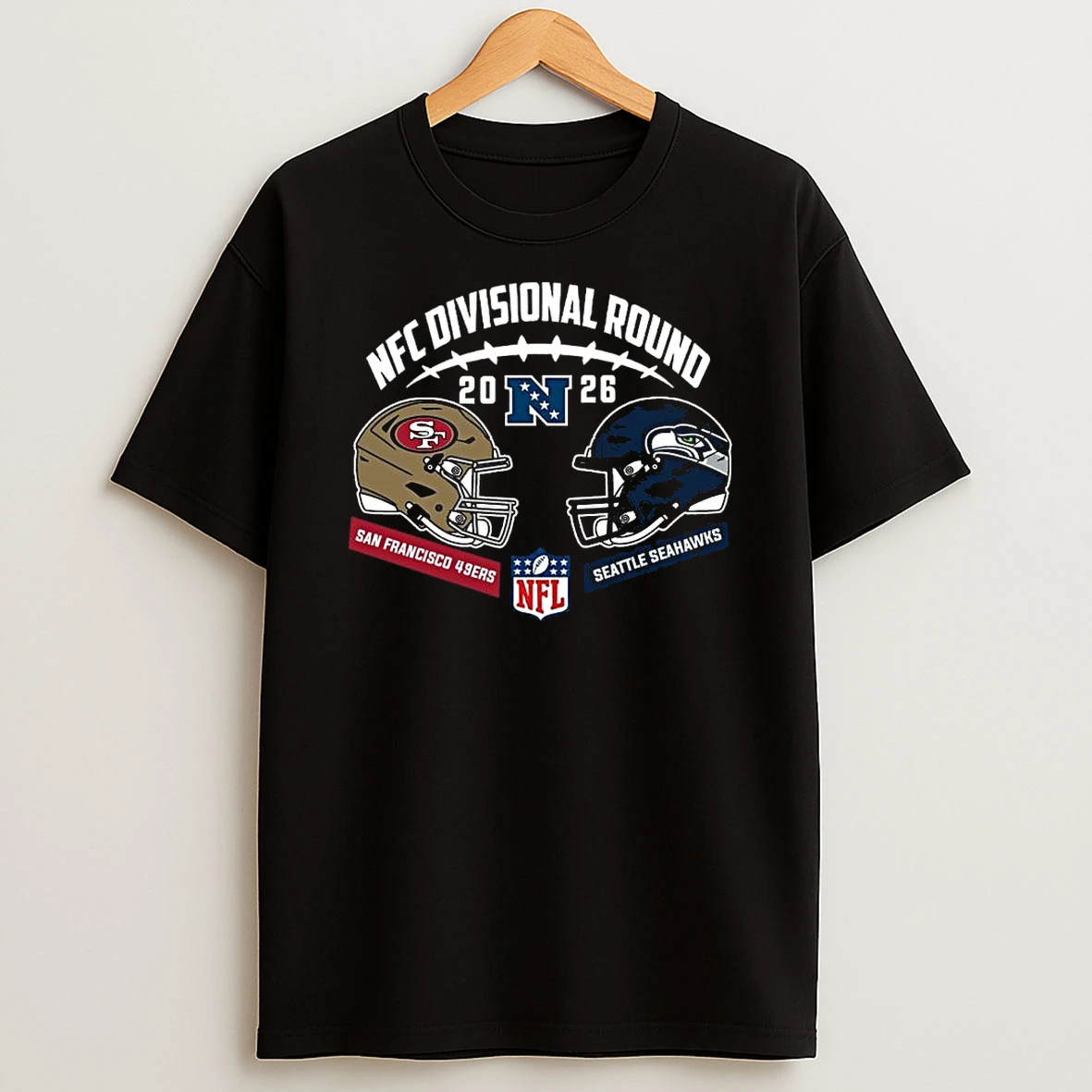 Seattle Seahawks Vs San Francisco 49ers 2026 Nfc Divisional Round Matchup Shirts