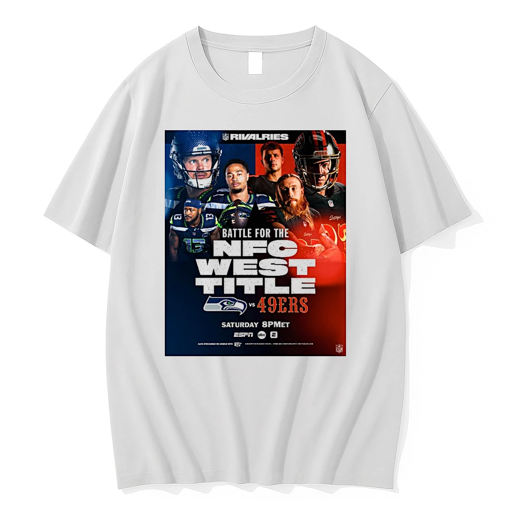 Seattle Seahawks Vs San Francisco 49ers Battle For The Nfc West Title Shirts
