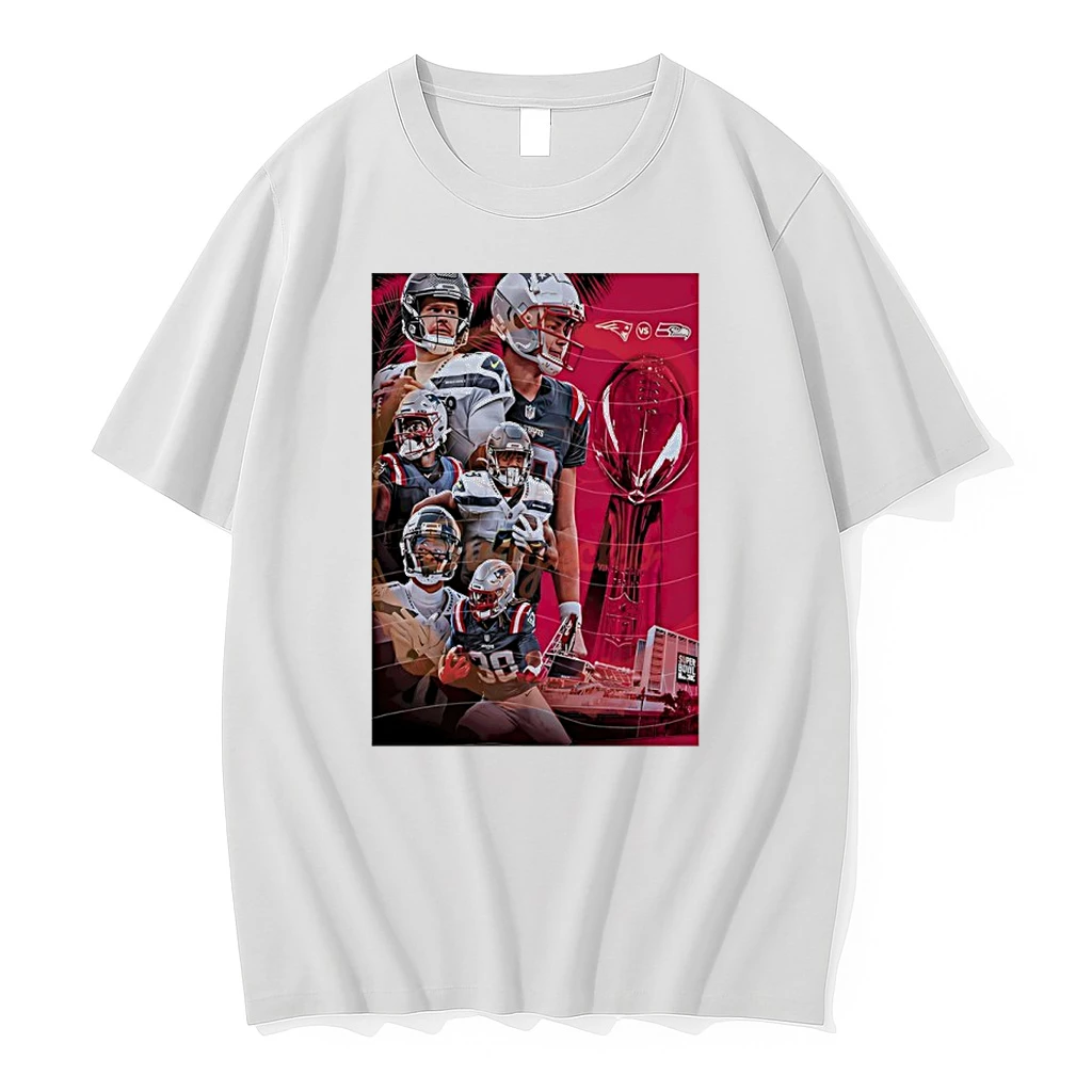 Seattle Seahawks Vs New England Patriots Nfl Super Bowl Lx 2025 26 Shirts