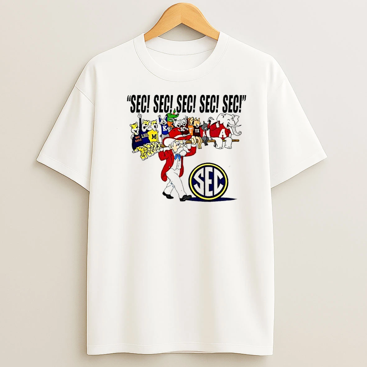 Sec Repeat Mascots Team Shirts
