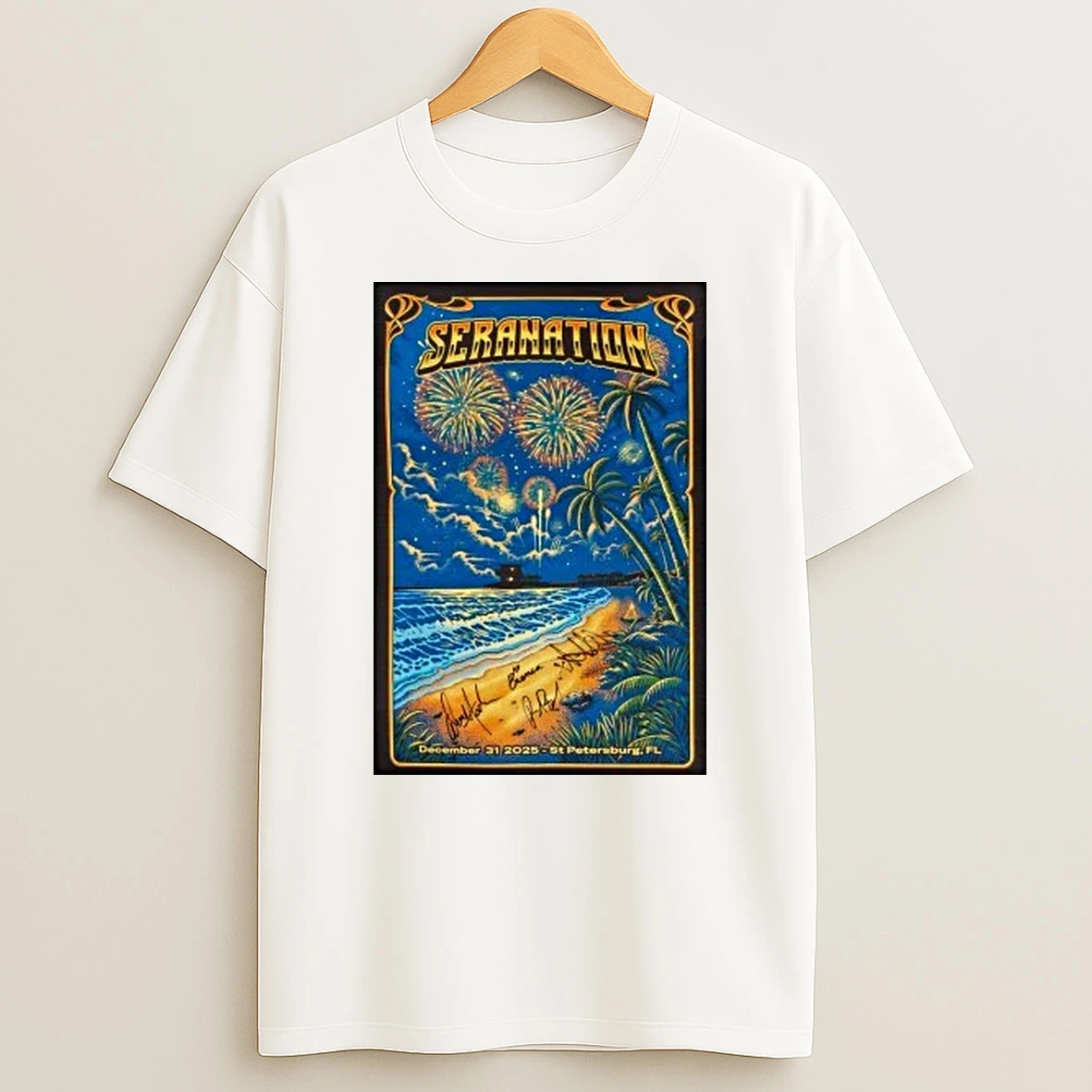 Seranation Dec 31 2025 St Petersburg Signed Shirts