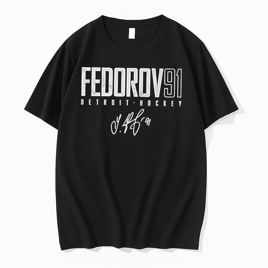Sergei Fedorov Detroit Elite Signature Shirts