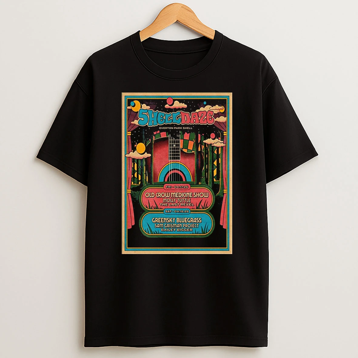 Shell Daze Music Festival Memphis Tn April 17 18 2026 Shirts