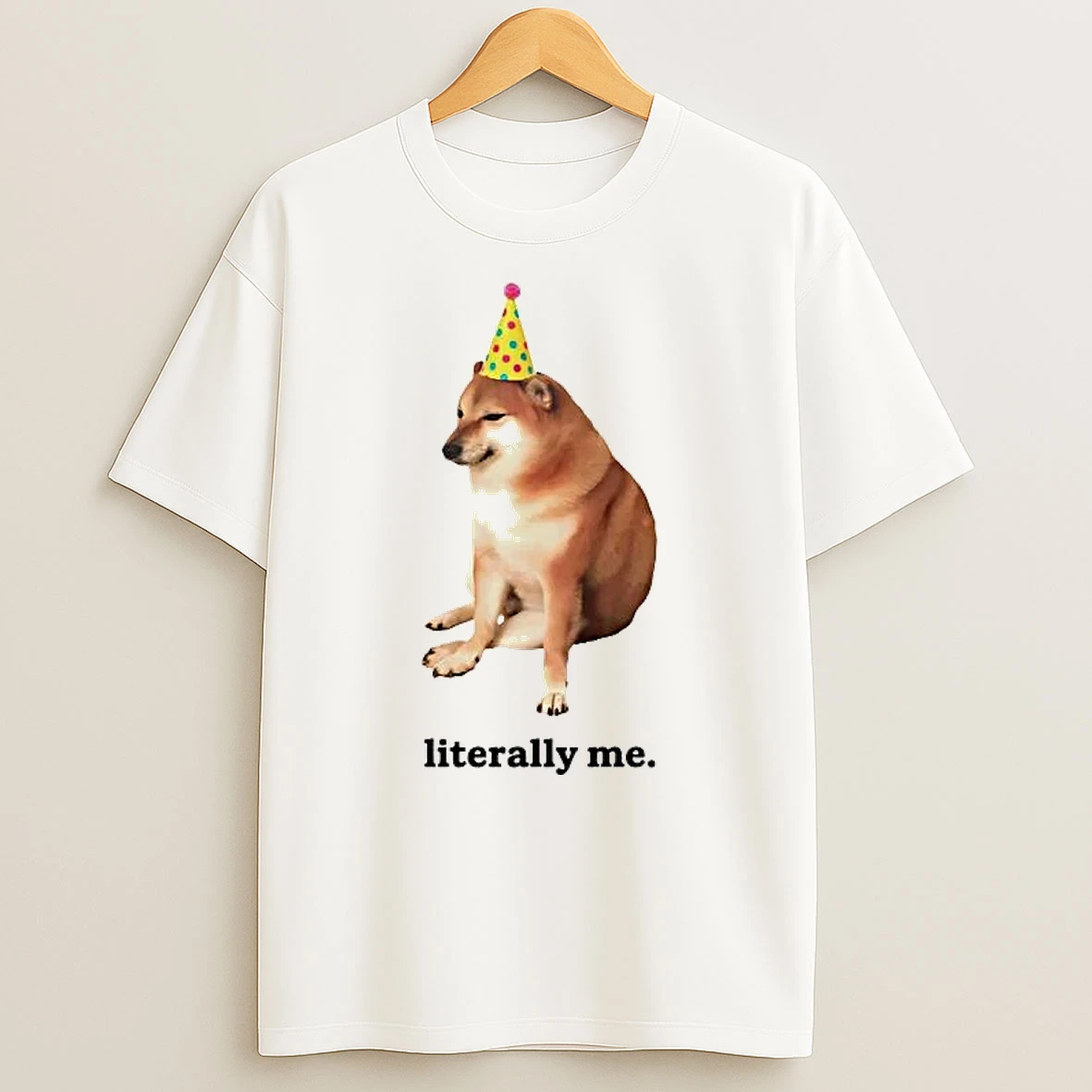 Shiba Inu Meme Literally Me Shirts