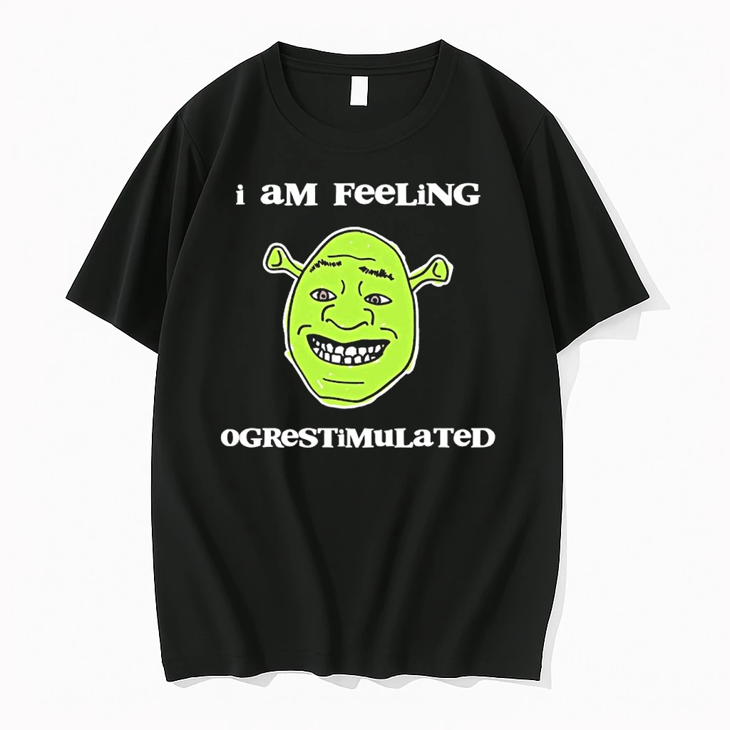 Shrek I Am Feeling Overstimulated Meme Shirts