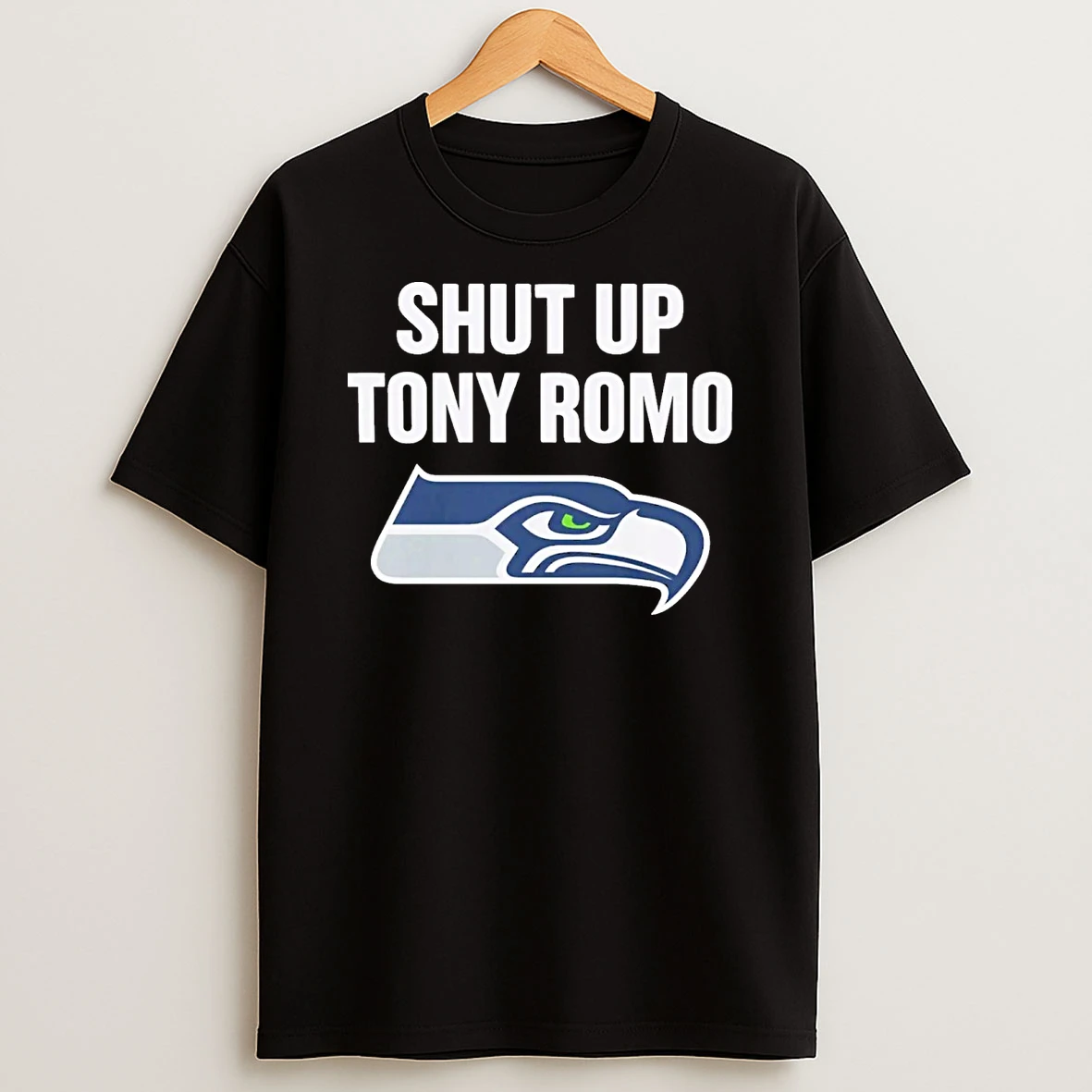 Shut Up Tony Romo Seattle Seahawks Nfl Logo Shirts