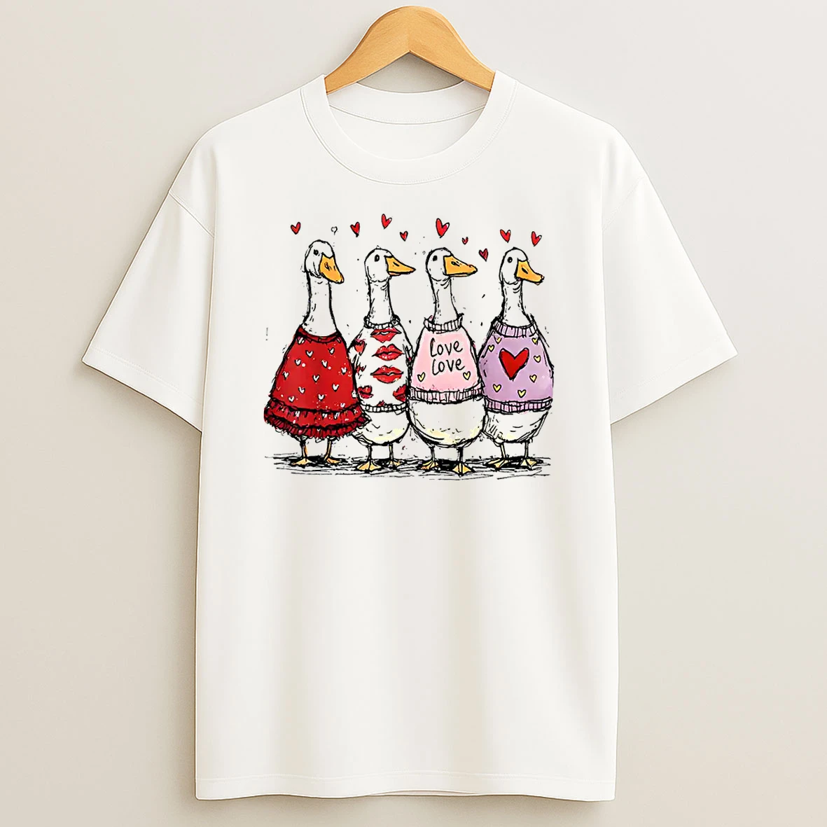 Silly Goose Valentine Trendy Valentines Day Shirts