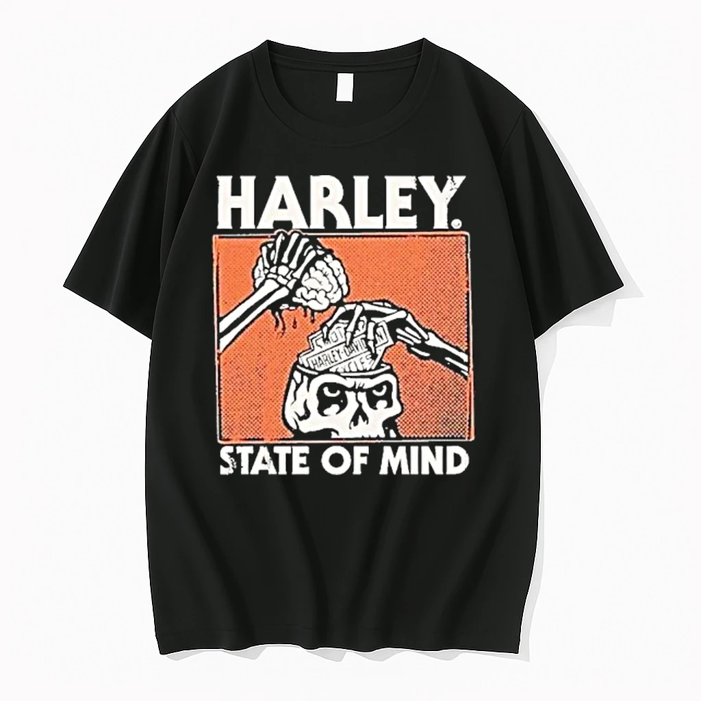 Skeleton Harley Davidson State Of Mind Brain Tour 2026 Shirts