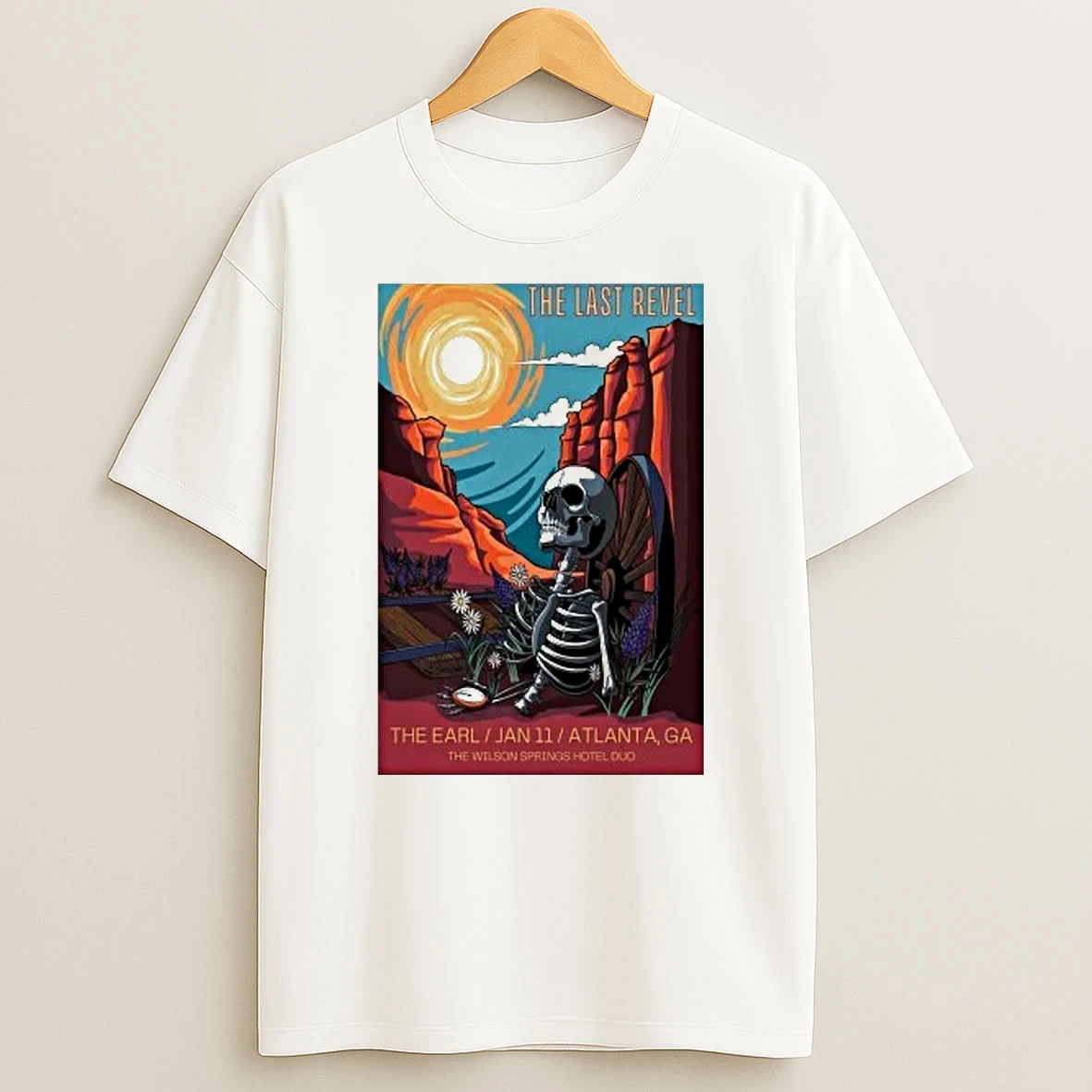 Skeleton The Last Revel Jan 11 2026 Atlanta Ga Shirts